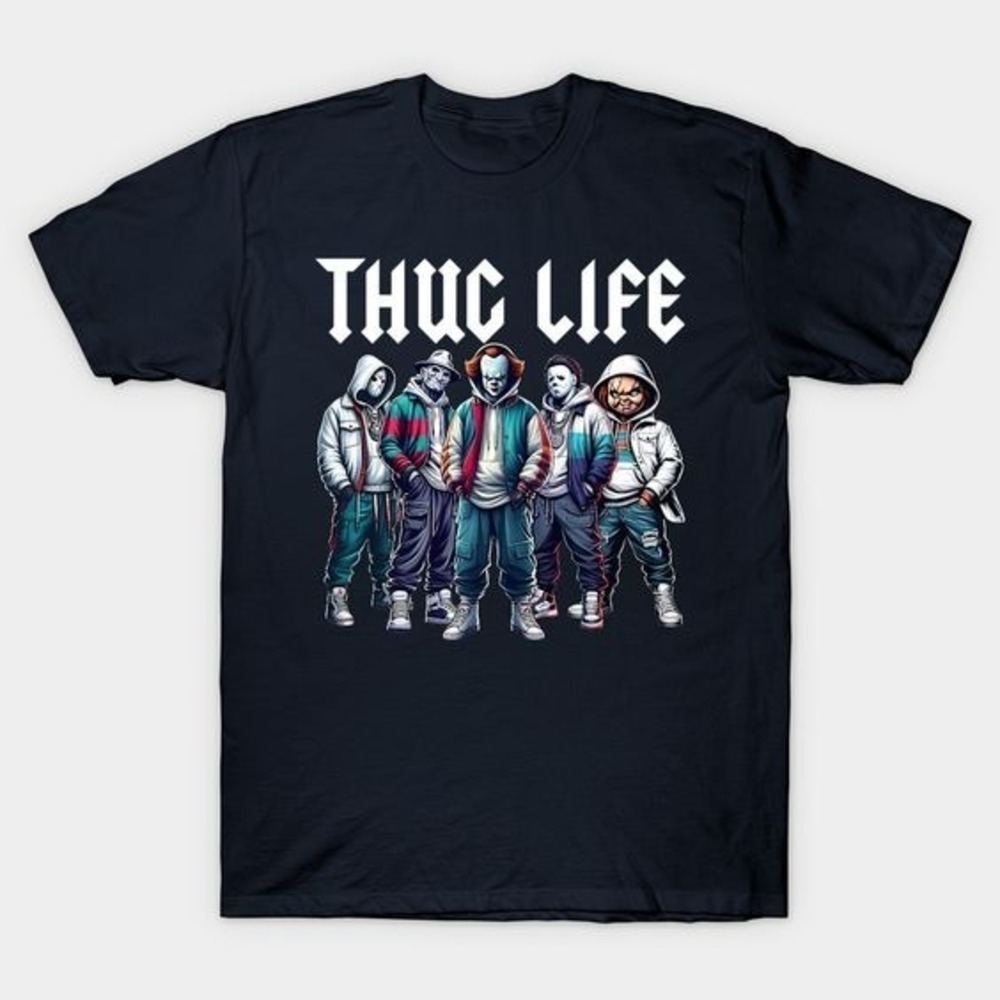 Thug Life Horror Halloween T Shirt